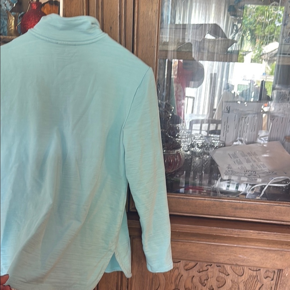 Light Blue Zip-Up Jacket - Picture 6 of 6